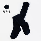 Soft Warm Knitted Solid Color Tights for Baby's 0-5