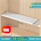 Bobak Adjustable Kitchen Wardrobe Storage Shelves Clothing Closet Organizer Wall Mounted Rack Home Appliance
