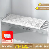 Bobak Adjustable Kitchen Wardrobe Storage Shelves Clothing Closet Organizer Wall Mounted Rack Home Appliance