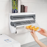 Multifunctional Wall-Mounted Sliding Cling Film Cutter