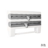 Multifunctional Wall-Mounted Sliding Cling Film Cutter