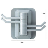 Storage Holders Racks Strong Adhesive Wash Cloth Clip Rotatable Home Improvement Bath Room Kitchen Supplies Storage Towel Rack