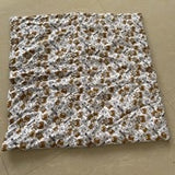 Super Soft and Warm Baby Winter Blanket with Golden Flower Bedding
