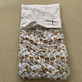 Super Soft and Warm Baby Winter Blanket with Golden Flower Bedding