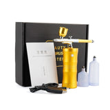 Professional Airbrush Makeup Kit With Compressor Nano Facial Spray Vapour Ion Face Steamer  Facial Deep Cleaning Oxygen Sprayer