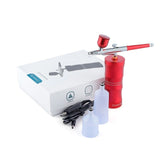 Professional Airbrush Makeup Kit With Compressor Nano Facial Spray Vapour Ion Face Steamer  Facial Deep Cleaning Oxygen Sprayer