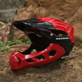 RACEWORK Bicycle Helmet Cycling Specialized Integral Full Face Mountain Road Bike Sport Hat For Man Lightweight Size 58-62CM MTB