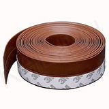 5 Color 1-10M Length Window Door Bottom Self Adhesive Silicone Rubber Seal Weathering Strip Door Sealing Bar Window Sealing Tape