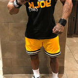 Hirigin Mens Casual Shorts Summer New Running Fitness Fast-drying Trend Short Pants Loose Basketball Training Pants