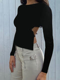 Top Women Y2K Lace Up Backless Tank Top Solid Knitted T-shirts Tops Sexy Crop Top Night Club Outfits Basic Tanks 2022 Streetwear