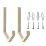 2Pcs Hook Racks Motorcycle Helmet Holder ABS Hook Jacket Hanger Home Luggage Hook Kitchen Door Wall Mounted Multipurpose Rack