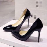 New Women Pumps PVC Transparent High Heels Sexy Pointed Toe Leopard Grain Party Shoes Lady Thin Heels Pumps Size 40