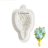 3D Flower Silicone Mold Sugar Paste DIY Fondant Cake Decor Tool Chocolate Cake Candy Fence Shaped Mold Baking Liquid Cake Moulds