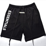 Summer Mens New Essentials Letter Printed Cotton Shorts Fashion High Street Outdoor Leisure Running Sports 5-Point Pants