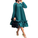 Women Elegant Midi Dress Summer Party Long Dresses