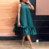 Women Elegant Midi Dress Summer Party Long Dresses