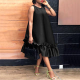 Women Elegant Midi Dress Summer Party Long Dresses