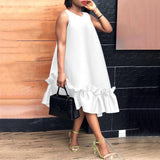 Women Elegant Midi Dress Summer Party Long Dresses