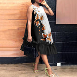 Women Elegant Midi Dress Summer Party Long Dresses