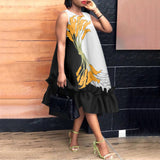 Women Elegant Midi Dress Summer Party Long Dresses
