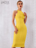 Adyce New Summer White Women Bodycon Bandage Dress Elegant Tank Sexy Sleeveless Club Celebrity Evening Runway Party Dresses