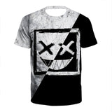 Simple Design Smiling Face Funny And Humorous Male And Female Shirt Spoof Clothes Size XXS-6XL