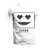 Simple Design Smiling Face Funny And Humorous Male And Female Shirt Spoof Clothes Size XXS-6XL