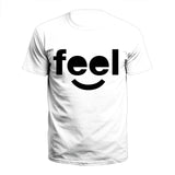 Simple Design Smiling Face Funny And Humorous Male And Female Shirt Spoof Clothes Size XXS-6XL