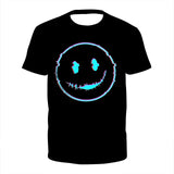 Simple Design Smiling Face Funny And Humorous Male And Female Shirt Spoof Clothes Size XXS-6XL