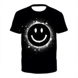 Simple Design Smiling Face Funny And Humorous Male And Female Shirt Spoof Clothes Size XXS-6XL