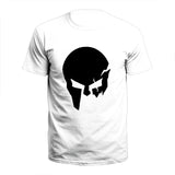 Model Graphic Spartan Print 3D Casual Male Shirt Around The Neck Oversized Short