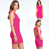 Women Elegant Short Sleeve Drawstring Dresses Cotton Ruched Drawstring Sexy Party Dress