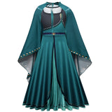 Disney Princess Elsa Dress Girls Encanto Isabel Gown Frozen Halloween Costume Children Cinderella Rapunzel Tiana Mirabel Cosplay