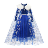 Disney Princess Elsa Dress Girls Encanto Isabel Gown Frozen Halloween Costume Children Cinderella Rapunzel Tiana Mirabel Cosplay