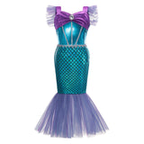 Disney Princess Elsa Dress Girls Encanto Isabel Gown Frozen Halloween Costume Children Cinderella Rapunzel Tiana Mirabel Cosplay