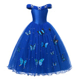 Disney Princess Elsa Dress Girls Encanto Isabel Gown Frozen Halloween Costume Children Cinderella Rapunzel Tiana Mirabel Cosplay