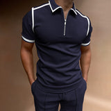 Men Solid Polo Shirts Brand Men Short-Sleeved Shirt Summer Shirt Man Clothing Asian Size M-3XL