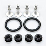 JDM Car Front Rear Bumper Hatch Fixing Buckle Nuts Bolts Auto Replacement Parts Reinforced Surrounding Pad Detachable Screws