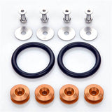JDM Car Front Rear Bumper Hatch Fixing Buckle Nuts Bolts Auto Replacement Parts Reinforced Surrounding Pad Detachable Screws