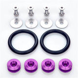 JDM Car Front Rear Bumper Hatch Fixing Buckle Nuts Bolts Auto Replacement Parts Reinforced Surrounding Pad Detachable Screws