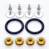 JDM Car Front Rear Bumper Hatch Fixing Buckle Nuts Bolts Auto Replacement Parts Reinforced Surrounding Pad Detachable Screws