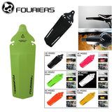1pcs Fouriers Black Rear Fenders Saddle Rail Fender Mud Guards for MTB DH Fixed Gear Mudguard PP Free Shipping