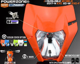 POWERZONE Motorcycle Headlight Headlamp For 2017 18 KTM Headligt EXC XCF SX F SMR Enduro Dirt Bike Motocross Supermoto H4 Bulb