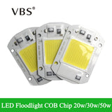Integrated Smart IC Driver LED COB Chips High luminous flux IP65 20W 30W 50W AC110V 220-240V For DIY LED Floodlight Spotlight