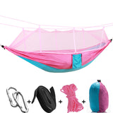 Ultralight Parachute Hammock with Mosquito Net good for 2 Person