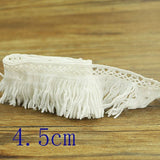 Lace cotton lace white fabric 100% cotton embroidery lace garment accessories 2.3cm wide A03