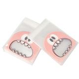 50Pcs Cute Cartoon Monster Cookie Candy Bag Self-Adhesive Plastic Packing Bag For Wedding Party Biscuits Baking Package Supplies