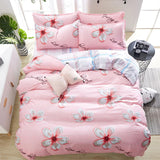 Bedding Set Fashion house  luxury bed cover sheet Pillowcase Wavy stripes Home textile  Family Bed Linens  High Quality