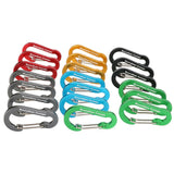 Boundless Voyage Outdoor Climbing Accessories Carabiners Aluminium Alloy Quickdraws Mountaineering Buckle Camping Hook