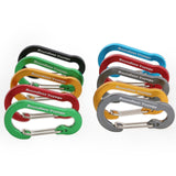 Boundless Voyage Outdoor Climbing Accessories Carabiners Aluminium Alloy Quickdraws Mountaineering Buckle Camping Hook